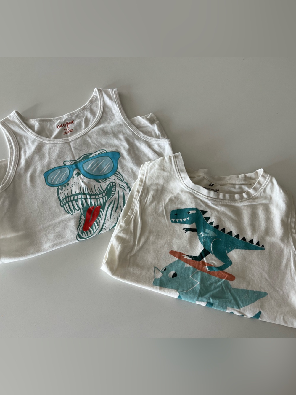 Bundle H&M/Target 2 Boys Tanks Sz; 6/7
